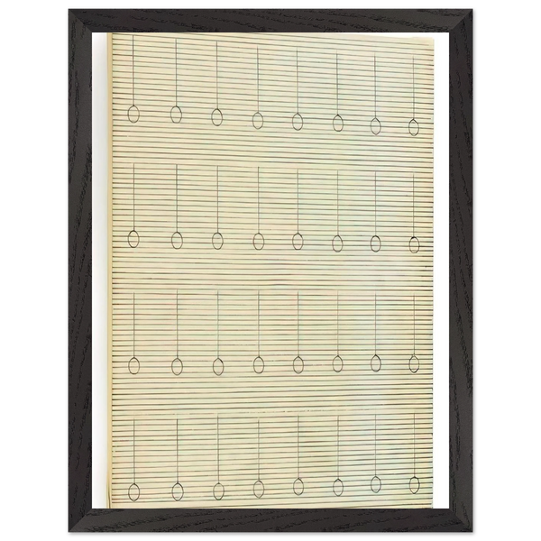 Drops by Agnes Martin — Framed art print at Zephyeer