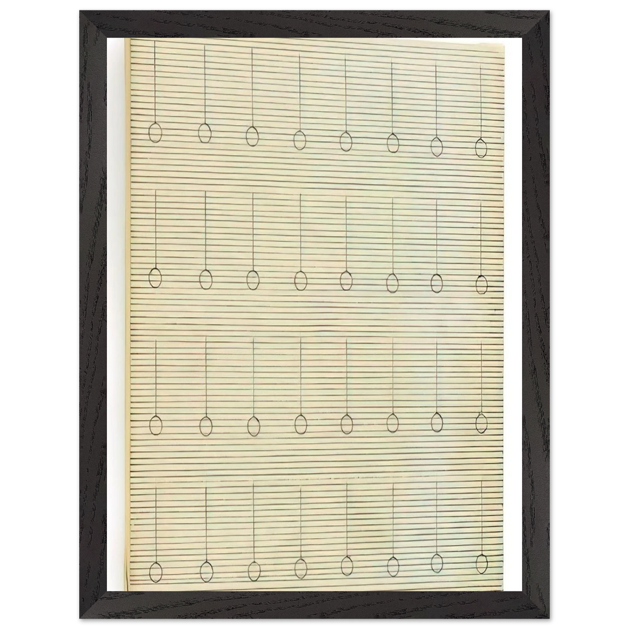 Drops by Agnes Martin — Framed art print at Zephyeer