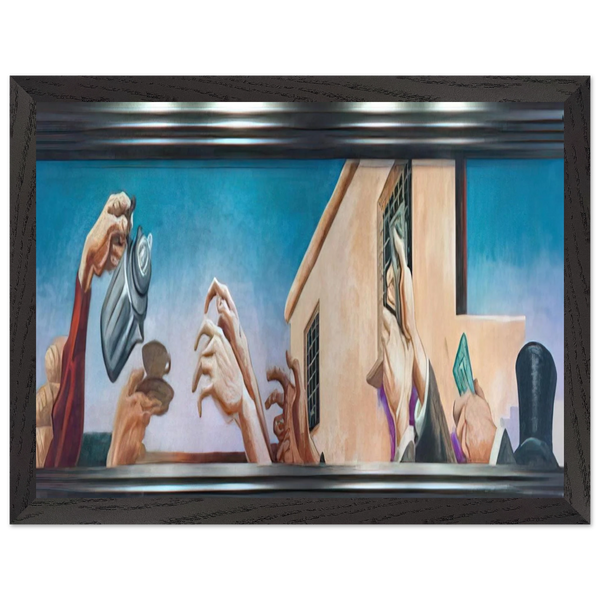 OUTREACHING HANDS 1931 by Thomas Hart Benton — Framed art print at Zephyeer