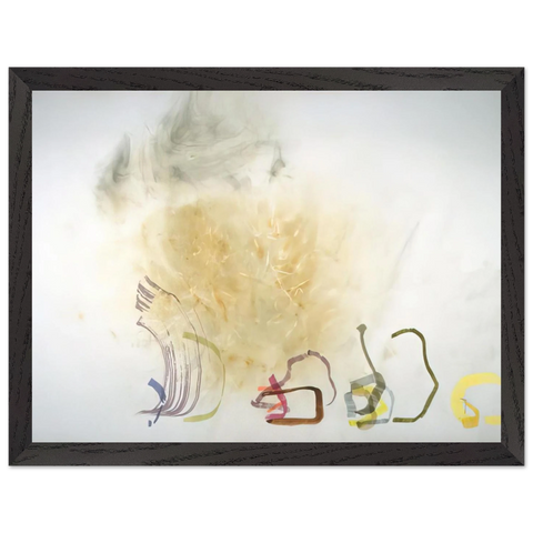 River Rocks and Smoke, #1, 41190 - 1990 by John Cage — Framed art print at Zephyeer