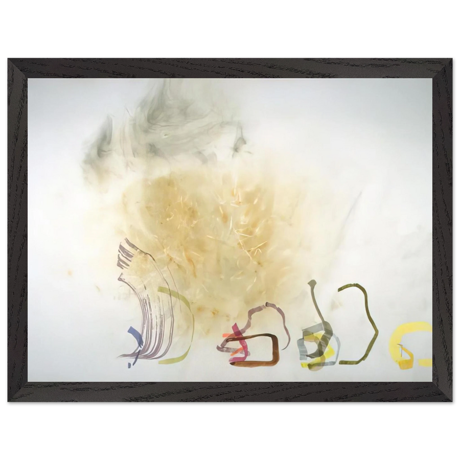 River Rocks and Smoke, #1, 41190 - 1990 by John Cage — Framed art print at Zephyeer
