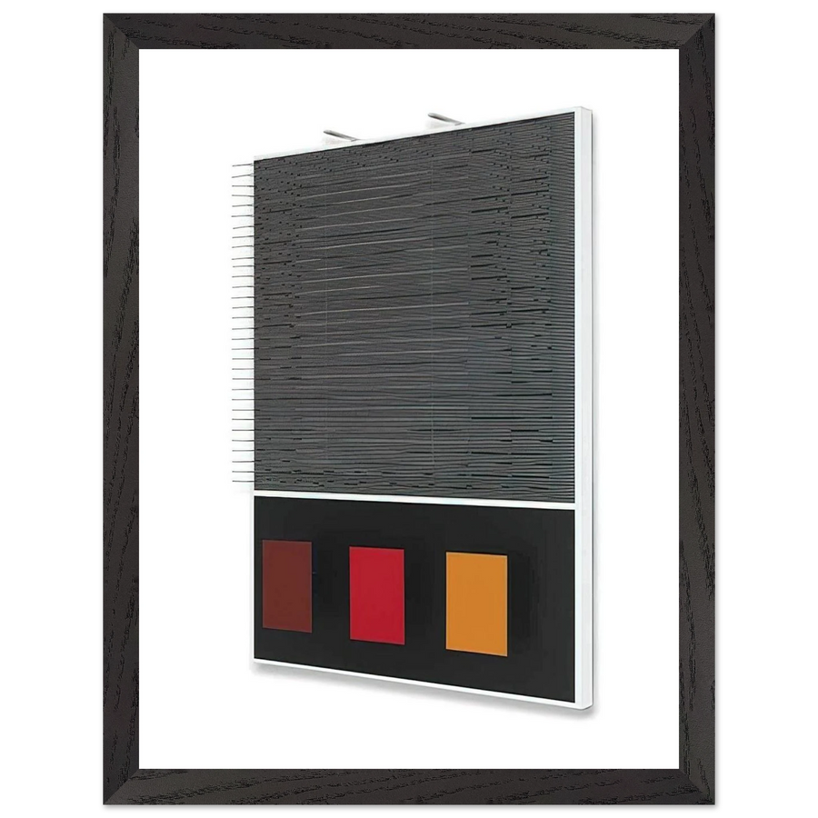 TES GRANDES Y PEQUENAS 1999 by Jesus Rafael Soto — Framed art print at Zephyeer