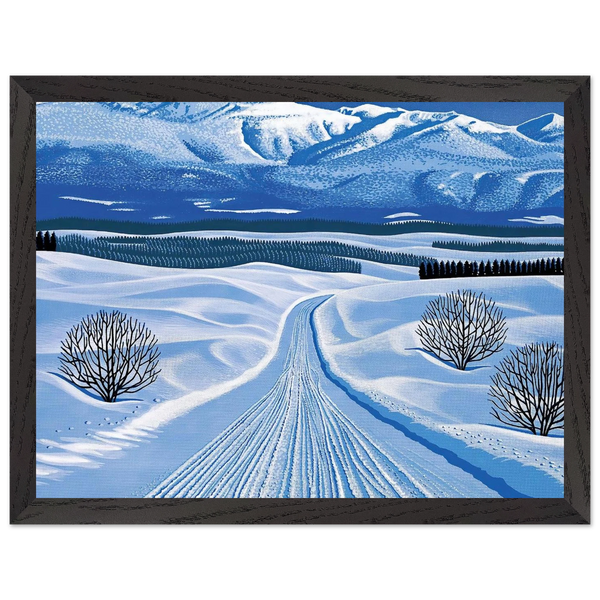 Winter Roads by Hiroshi Nagai — Framed art print at Zephyeer