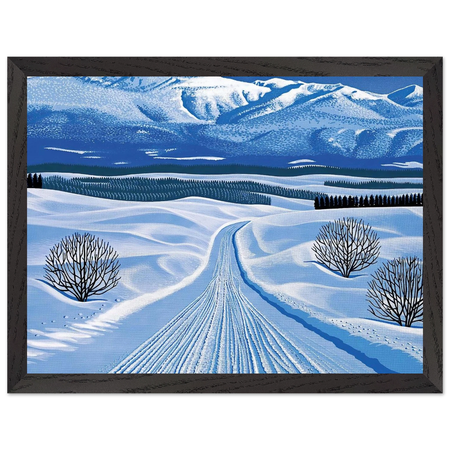 Winter Roads by Hiroshi Nagai — Framed art print at Zephyeer