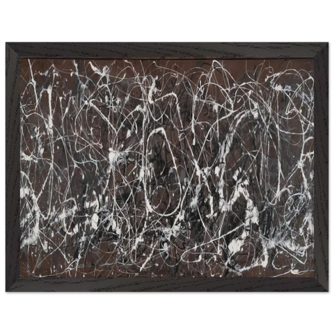 NUMBER 13A ARABESQUE 1948 by Jackson Pollock — Framed art print at Zephyeer