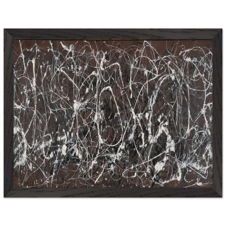 NUMBER 13A ARABESQUE 1948 by Jackson Pollock — Framed art print at Zephyeer