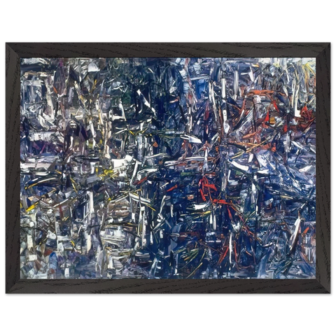 Landing by Jean-Paul Riopelle — Framed art print at Zephyeer