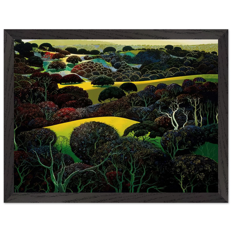 Santa Ynez Memories by Eyvind Earle — Framed art print at Zephyeer