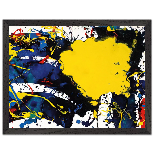 Untitled  SFP94-135  SFF 1805 by Sam Francis — Framed art print at Zephyeer