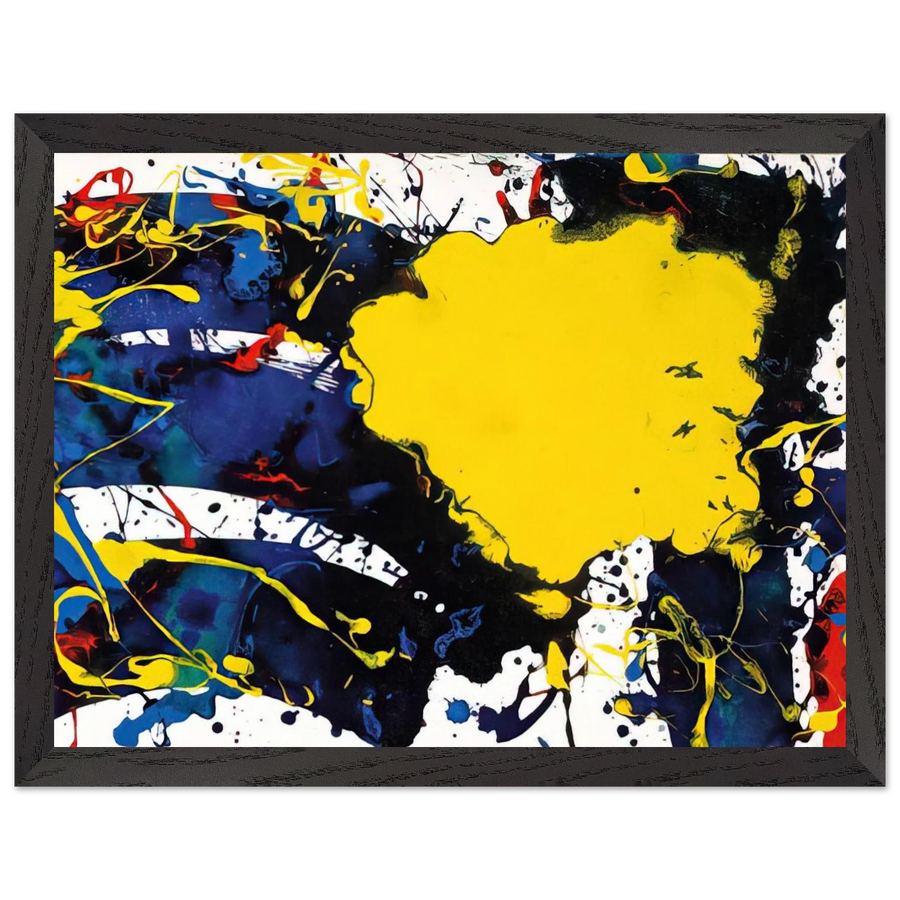 Untitled  SFP94-135  SFF 1805 by Sam Francis — Framed art print at Zephyeer