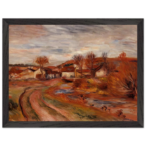 Landscape in Normandy by Pierre-Auguste Renoir — Framed art print at Zephyeer