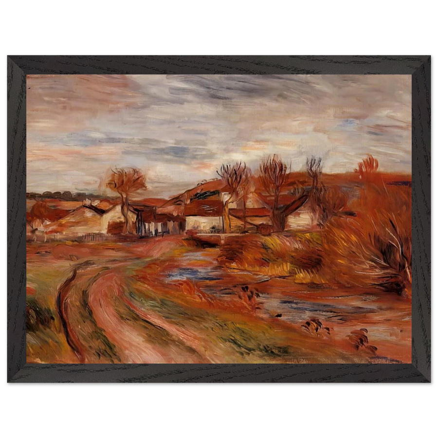 Landscape in Normandy by Pierre-Auguste Renoir — Framed art print at Zephyeer