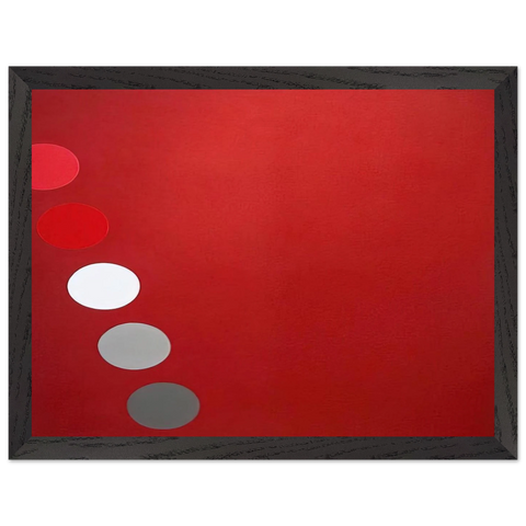 Phased Red - 1965 by Thomas Downing — Framed art print at Zephyeer