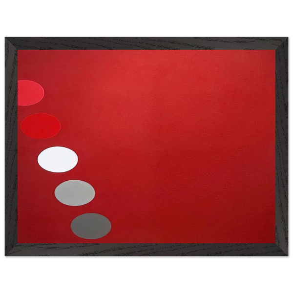 Phased Red - 1965 by Thomas Downing — Framed art print at Zephyeer