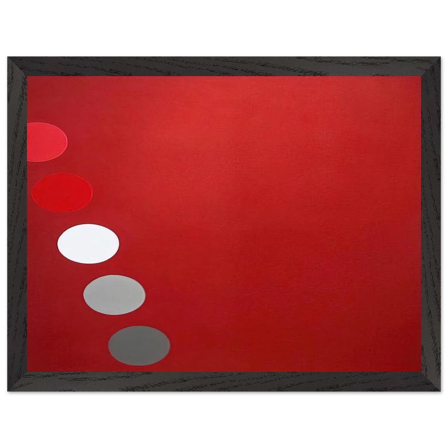 Phased Red - 1965 by Thomas Downing — Framed art print at Zephyeer