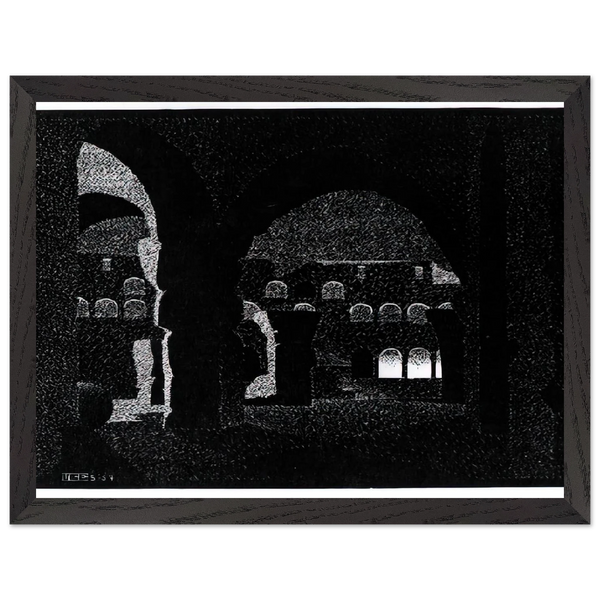 NOCTURNAL ROME COLOSSEUM by MC Escher — Framed art print at Zephyeer