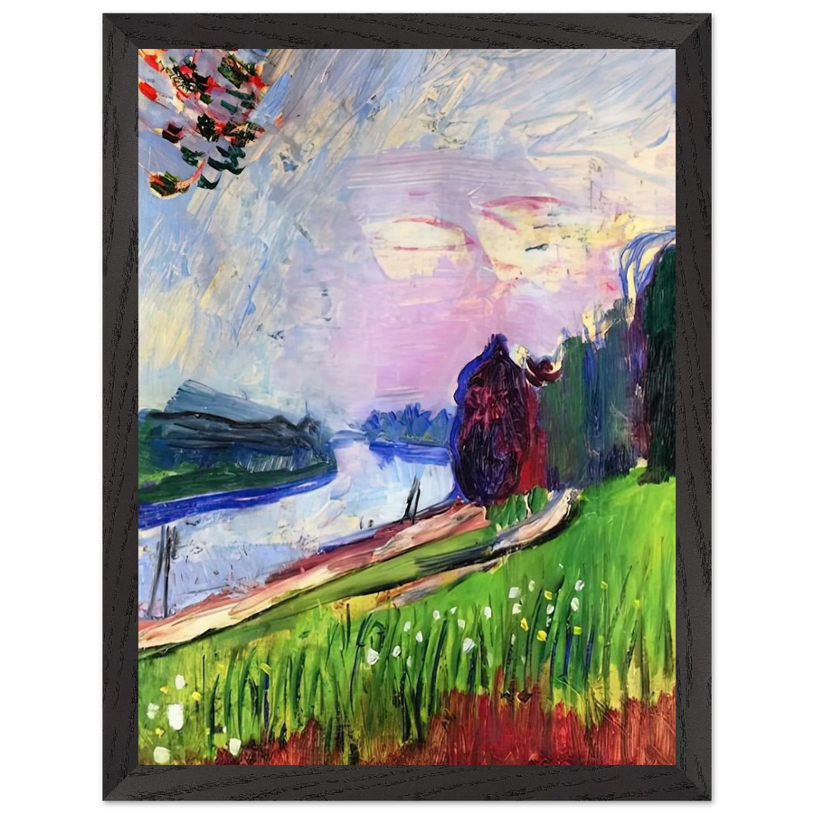 COPSE OF THE BANKS OF THE GARONNE 1900 by Henri Matisse — Framed art print at Zephyeer
