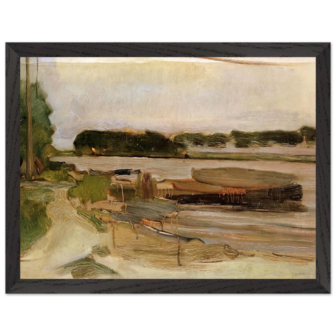 At the Amstel Sun by Piet Mondrian — Framed art print at Zephyeer