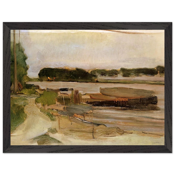 At the Amstel Sun by Piet Mondrian — Framed art print at Zephyeer