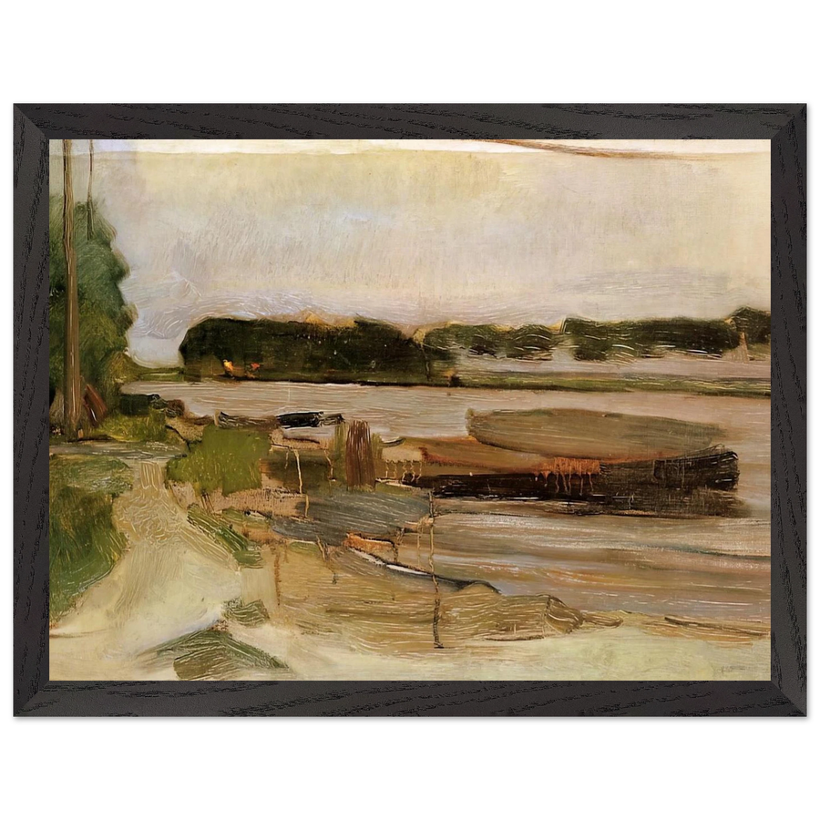 At the Amstel Sun by Piet Mondrian — Framed art print at Zephyeer