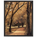 YERRES PATH THROUGH THE OLD GROWTH WOODS IN THE PARK by Gustave Caillebotte — Framed art print at Zephyeer