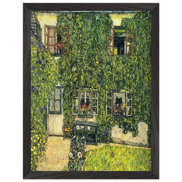 THE HOUSE OF GUARDABOSCHI by Gustav Klimt — Framed art print at Zephyeer