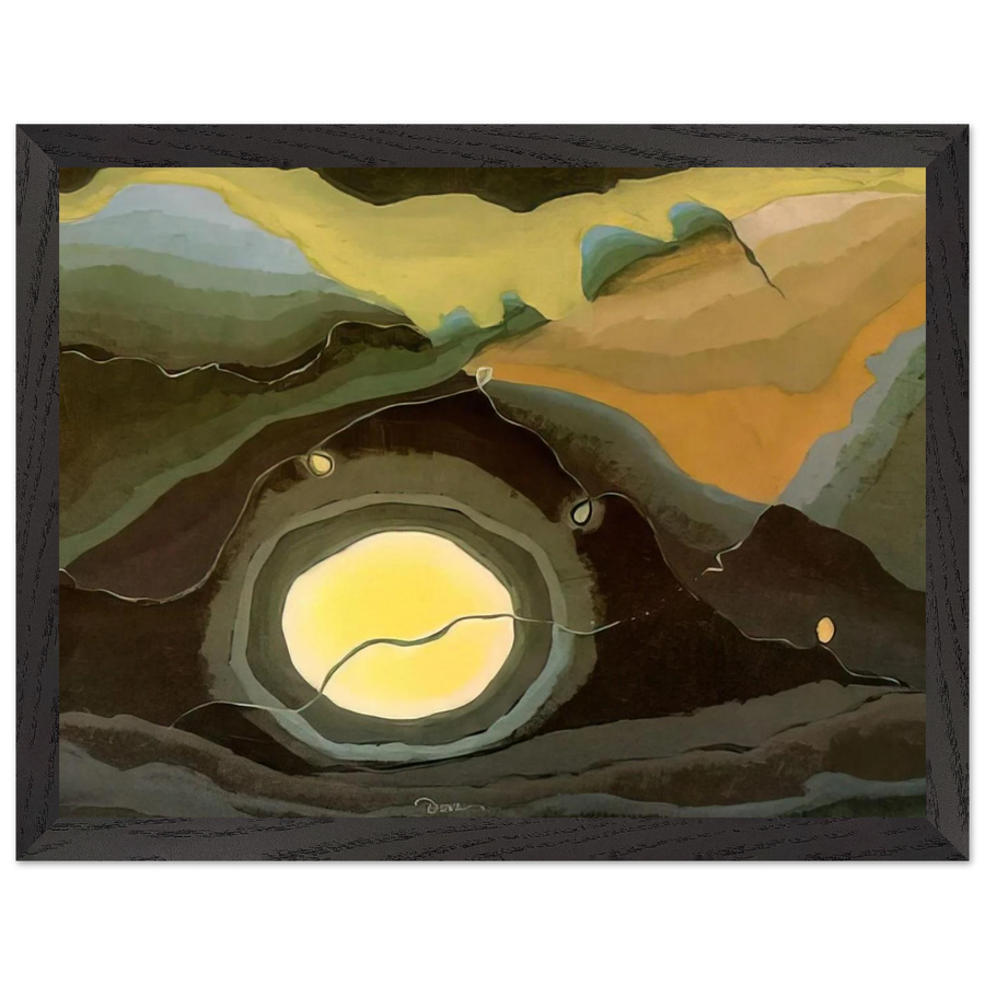 Me and the Moon - 1937 by Arthur Dove — Framed art print at Zephyeer