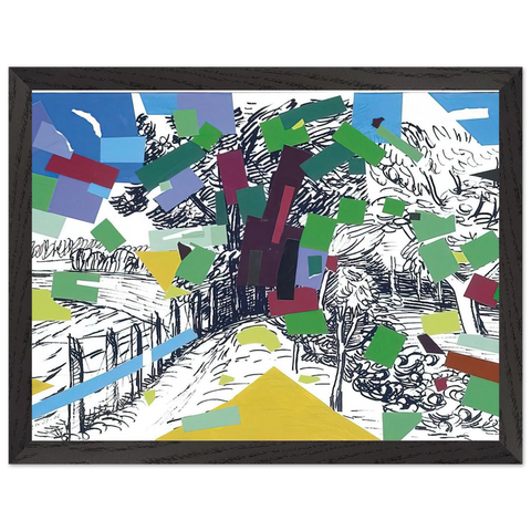 Polish Landscape - 2006 by Wojciech Fangor — Framed art print at Zephyeer