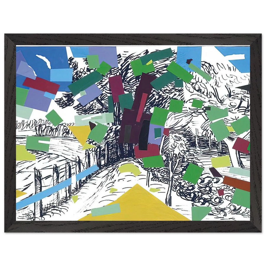 Polish Landscape - 2006 by Wojciech Fangor — Framed art print at Zephyeer