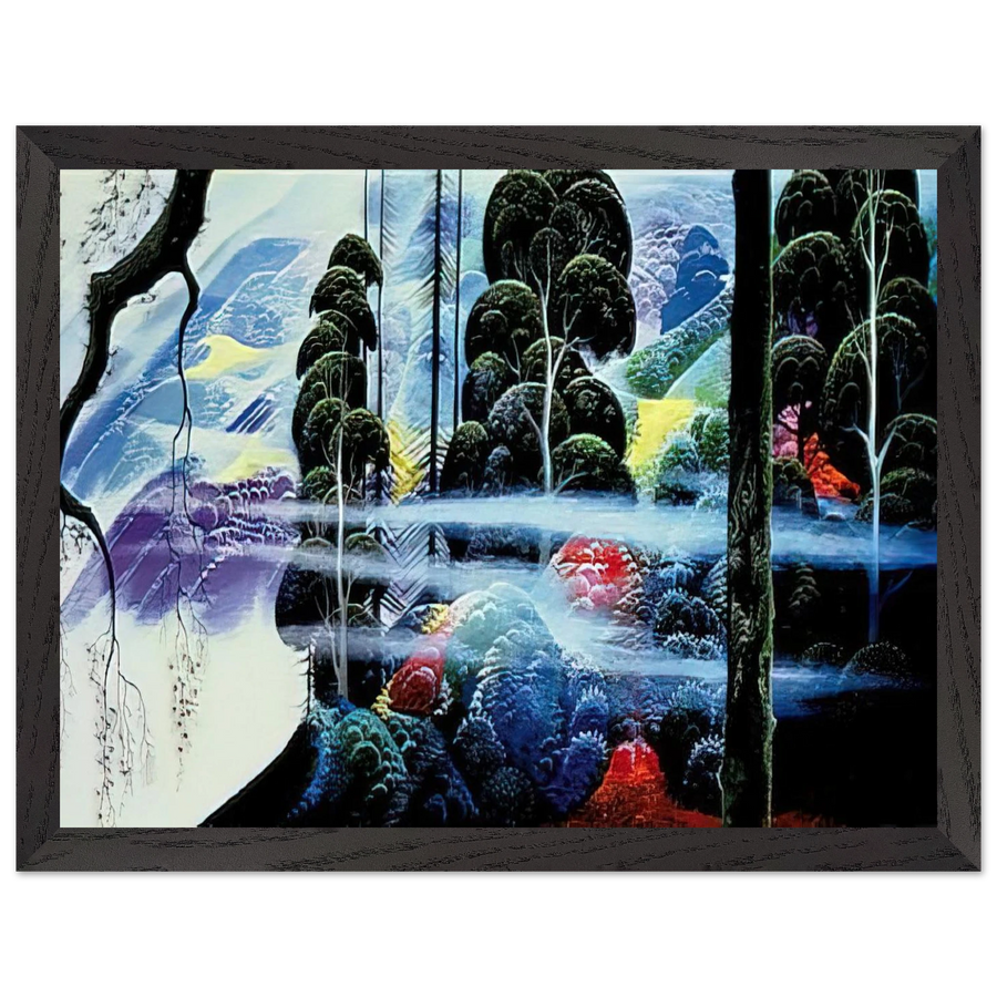 Along the Coast by Eyvind Earle — Framed art print at Zephyeer