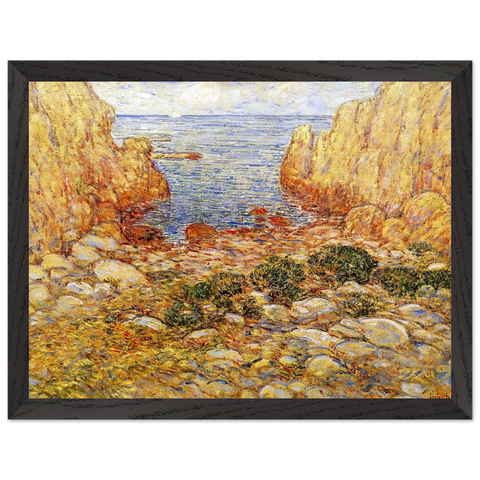 The Gorge - Appledore, Isles of Shoals by Childe Hassam — Framed art print at Zephyeer