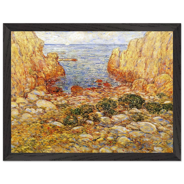 The Gorge - Appledore, Isles of Shoals by Childe Hassam — Framed art print at Zephyeer