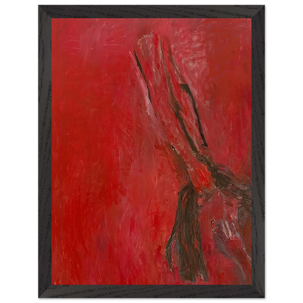 MAGGIE S PONYTAIL 1993 by Susan Rothenberg — Framed art print at Zephyeer