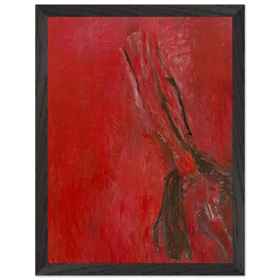 MAGGIE S PONYTAIL 1993 by Susan Rothenberg — Framed art print at Zephyeer