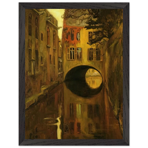 HOUSE OVER THE BRIDGE by Diego Rivera — Framed art print at Zephyeer