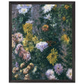 WHITE AND YELLOW CHRYSANTHEMUMS 1893 by Gustave Caillebotte — Framed art print at Zephyeer