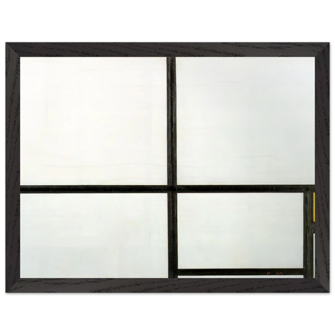 Composition with yellow patch by Piet Mondrian — Framed art print at Zephyeer