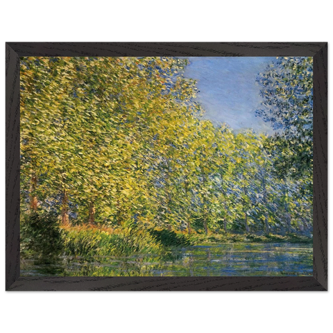 Bend in the River Epte by Claude Monet — Framed art print at Zephyeer