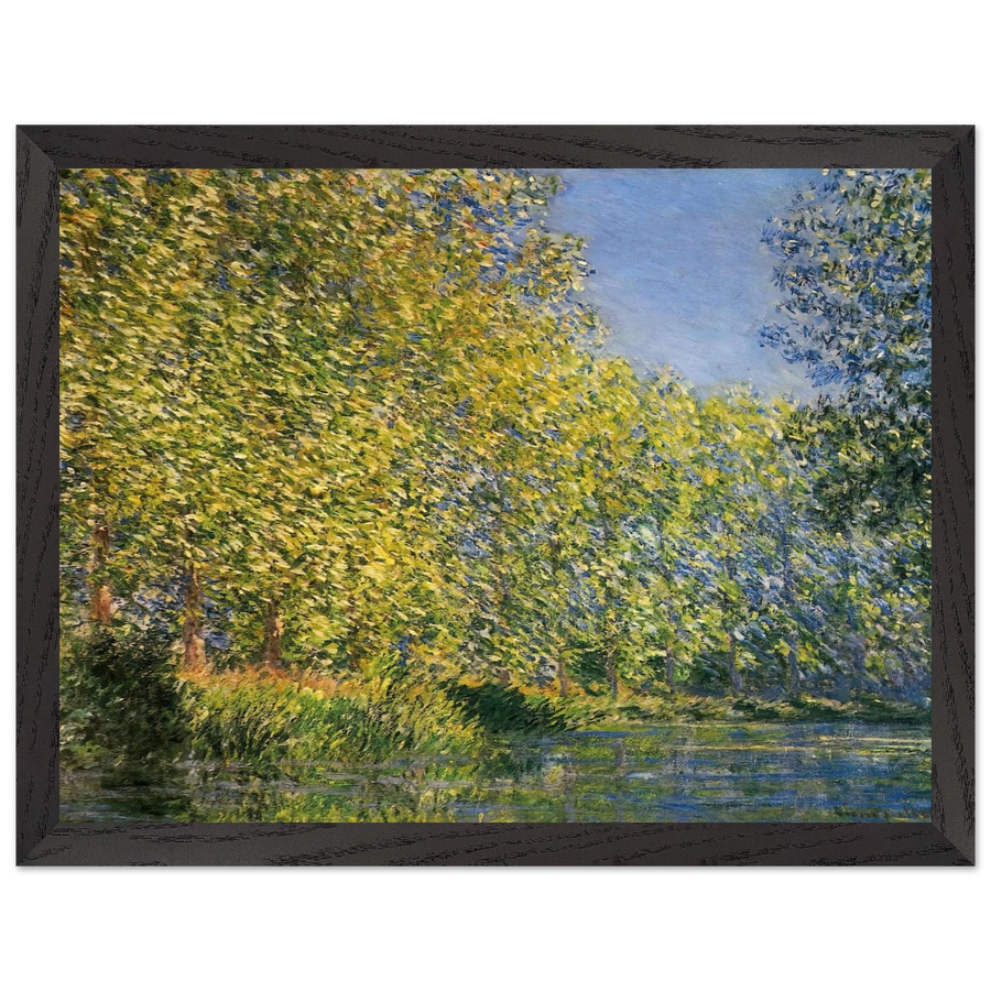 Bend in the River Epte by Claude Monet — Framed art print at Zephyeer