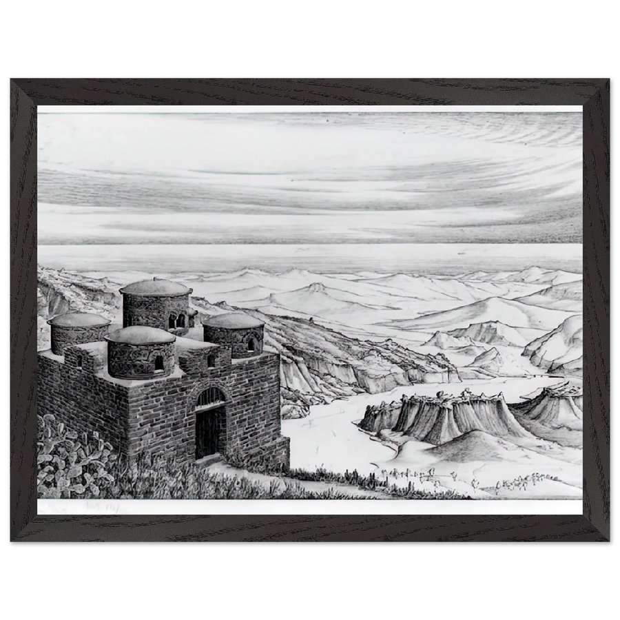 CATTOLICA OF STILO CALABRIA 1930 by MC Escher — Framed art print at Zephyeer
