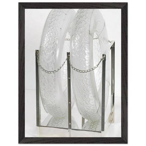 UNTITLED GLASS TIRES 1997 by Robert Rauschenberg — Framed art print at Zephyeer