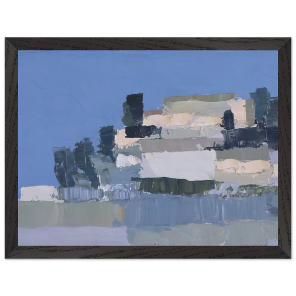 Ménerbes - Art Informel by Nicolas de Stael — Framed art print at Zephyeer