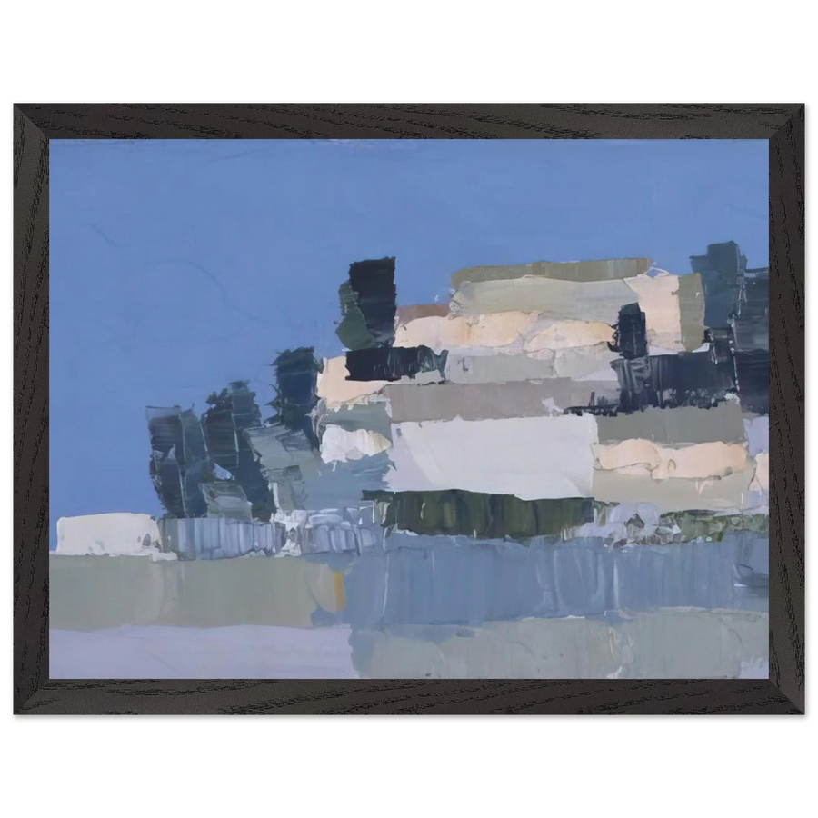 Ménerbes - Art Informel by Nicolas de Stael — Framed art print at Zephyeer