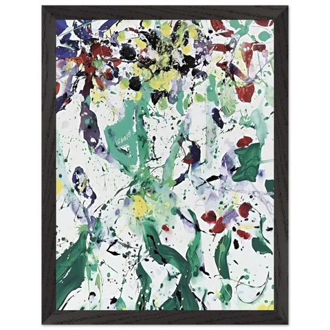 Bouquet by Sam Francis — Framed art print at Zephyeer