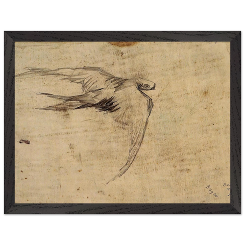 Swift by Vincent van Gogh — Framed art print at Zephyeer