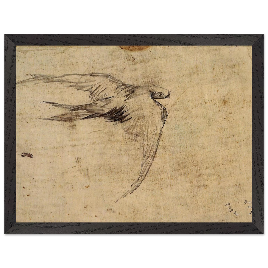Swift by Vincent van Gogh — Framed art print at Zephyeer