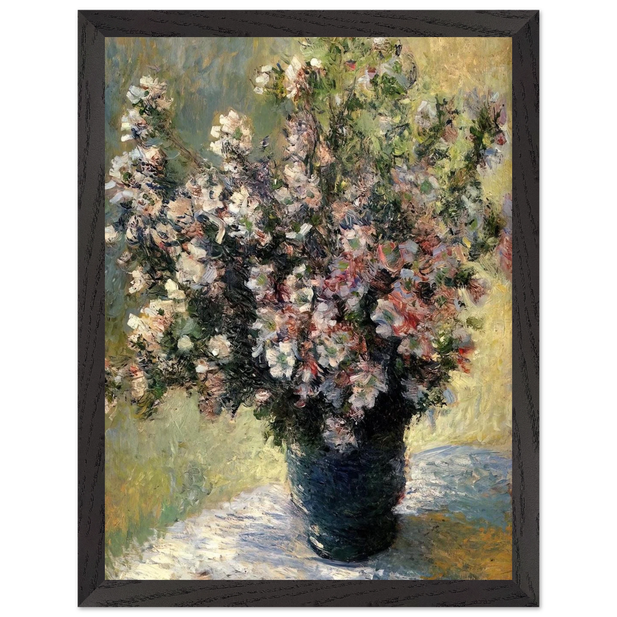 Vase of Flowers by Claude Monet — Framed art print at Zephyeer