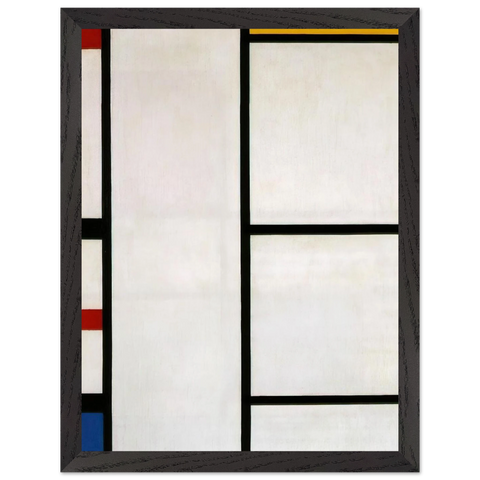 Composition No. III Blanc-Jaune by Piet Mondrian — Framed art print at Zephyeer