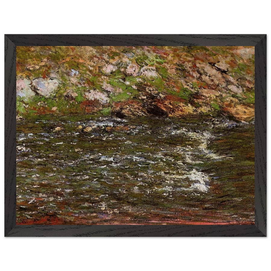 Torrent of the Petite Creuse at Fresselines by Claude Monet — Framed art print at Zephyeer