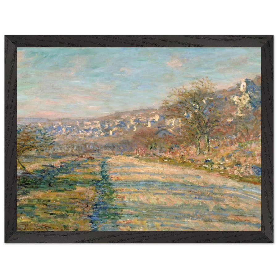 Road of La Roche-Guyon by Claude Monet — Framed art print at Zephyeer